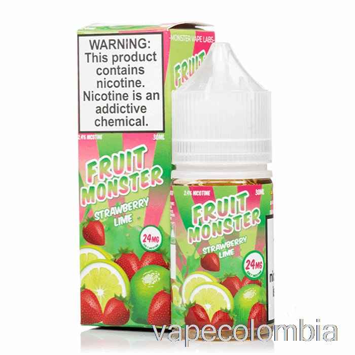 Vape Desechable Fresa Lima - Sales Fruit Monster - 30ml 24mg